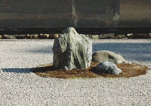 Сад камней в храме Рёан-дзи