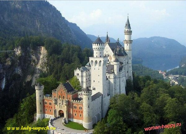 Замки Баварии. Лебединый замок Нойшванштайн