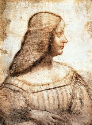 Леонардо да Винчи. Эскиз к портрету Изабеллы д’Эсте