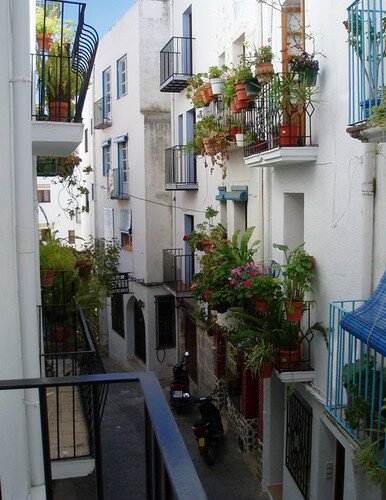 Городок Пеньискола. Испания